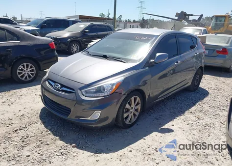 2014 Hyundai Accent Se z USA, uszkodzony, nr VIN KMHCU5AE9EU142285